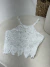 Cropped renda - loja online