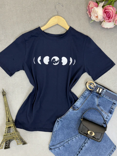 T-shirt fases da lua - comprar online