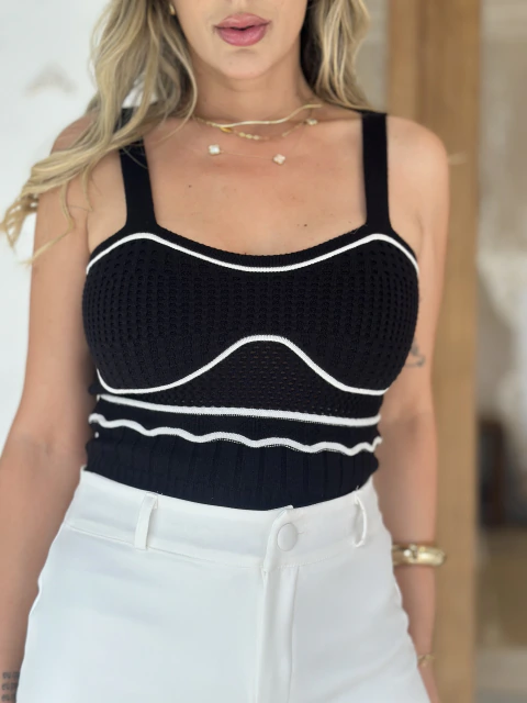 Cropped modal Rose - loja online