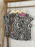 Blusa social animal print - comprar online