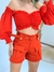 Short social cargo linho na internet