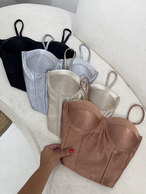 Cropped corpete Ariane - comprar online