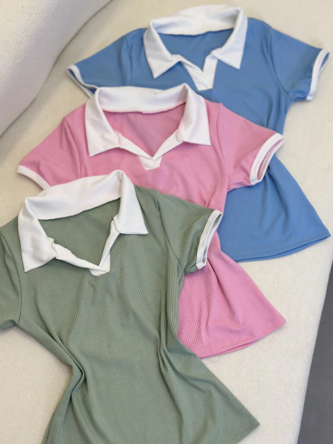 Blusa gola Polo