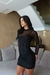 Vestido em tule pedrarias com nó - Pimenta Rosa Glamour Moda feminina