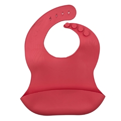 Babero Silicona PBA FREE Coral