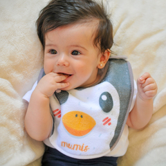 Babero Carita Pinguino - comprar online