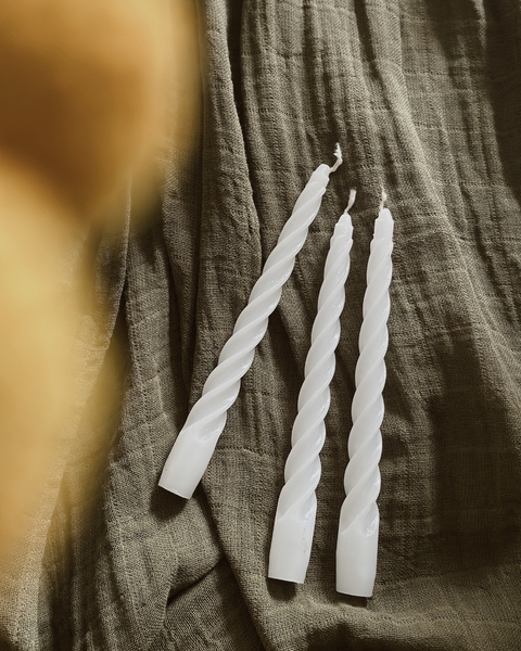 VELAS TORZADAS (x3)