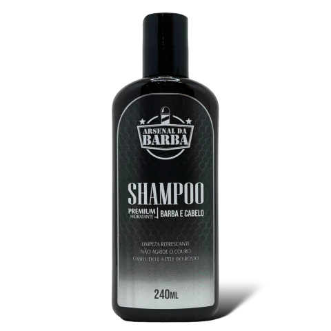 SHAMPOO BARBA E CABELO ARSENAL DA BARBA 240G