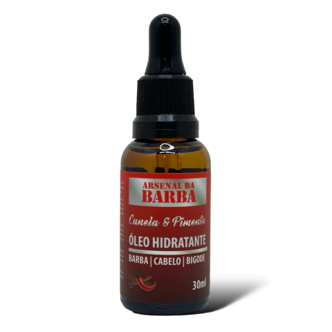OLEO DE BARBA ARSENAL PIMENTA COM CANELA 30ml