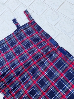 Pollera escocesa Nuestra Señora del Carmen - talles 2 y 3 de adulto - OXEN