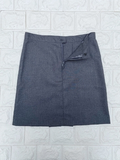 Pollera gris ALFA - talle 6 de adulto - comprar online
