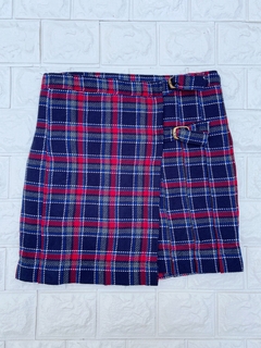Pollera escocesa Nuestra Señora del Carmen - talles 6 y 8