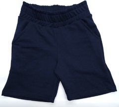 Bermuda azul colegial talles 1 al 4 adulto