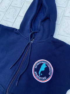 Campera azul Educativo primaria - Del talle 12 al 16 - comprar online