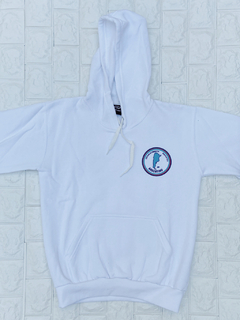Buzo canguro blanco Ed. argentino - del talle S al XL