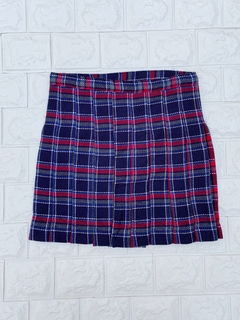 Pollera escocesa Nuestra Señora del Carmen - talles 6 y 8 - comprar online