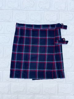 Pollera escocesa Stella Maris - talle 6 de adulto