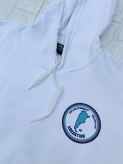 Buzo canguro blanco Ed. argentino talles del 12 al 16 - comprar online