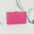 Clutch Quadrara Rosa em Courino - Puxador Quadrado Dourado na internet