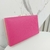 Clutch Quadrara Rosa em Courino - Puxador Quadrado Dourado - comprar online