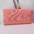 Clutch de Telinha Rose, Fecho de Bola - Detalhes em Dourado