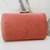Clutch Camurça Rosa com Detalhes Dourado