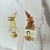 Brinco Ear Cuff Festa Asas Cristais Prata, Pino de Pressão - Banhado a Ouro na internet