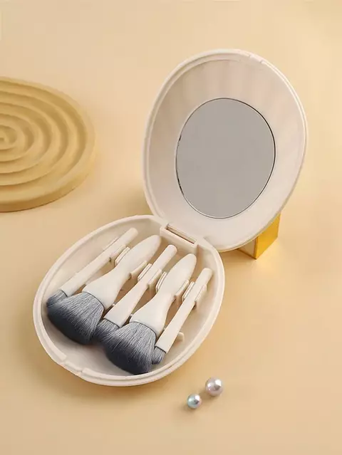 KIT OSTRA DE 5 MINI BROCHAS CON ESPEJO - comprar online