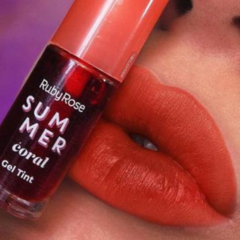 (HB555-2) Lip tint en gel SABOR SUMMER CORAL - Ruby Rose - comprar online