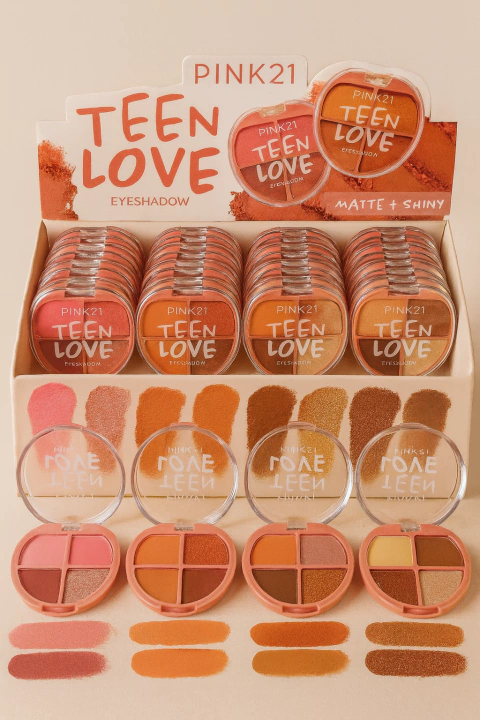 (CS5769x 12) Set de 12 Paletas de sombras Teen Love -nPink21
