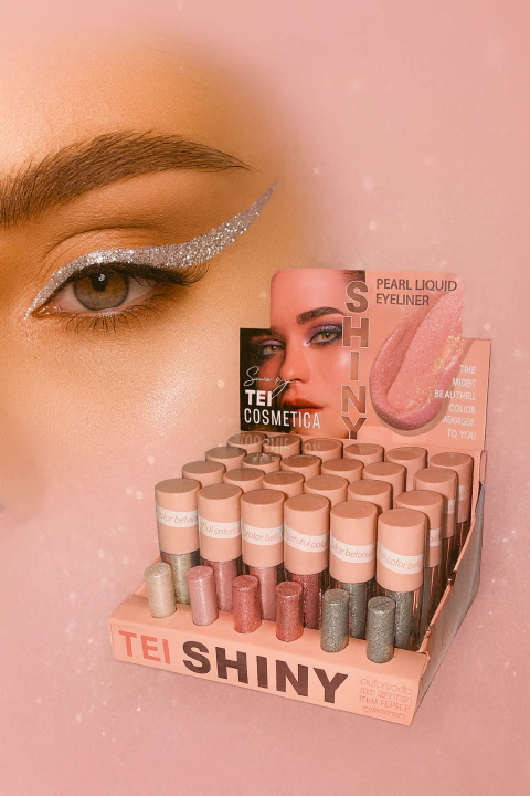 (TEI8302) Set de 24 Delineadores de glitter líquidos SHINY - TEI