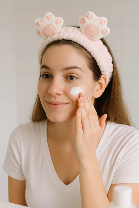 Vincha para skin care GATITO - comprar online