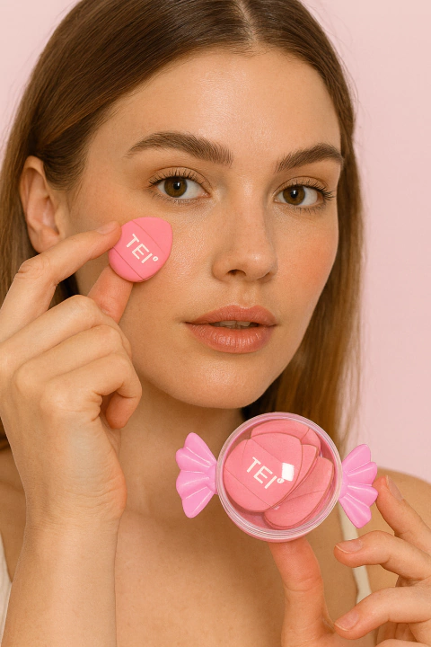 Esponjas para maquillaje Caramelo - TEI