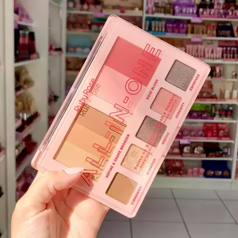 (HB-M1002) Paleta de sombras+rubor+bronzer ALL IN ONE - RUBY ROSE - comprar online