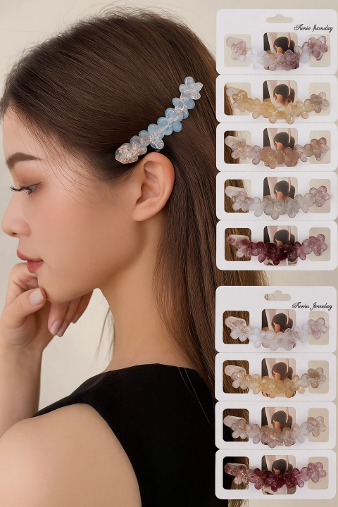 SET de 6 broches FLORCITA para el pelo - comprar online