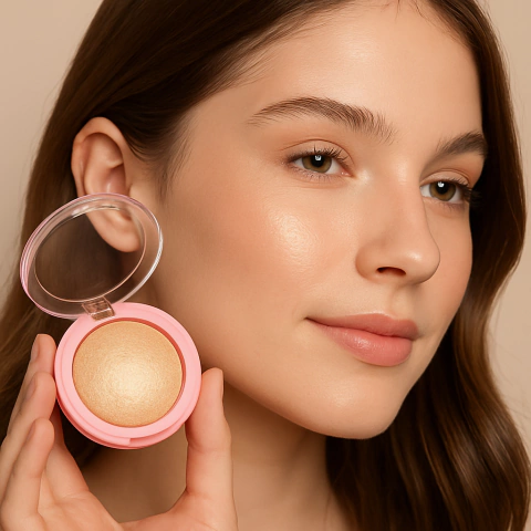 (HB-M700-3) Iluminador Crystal Glow PEACH GLAM - RUBY ROSE - comprar online