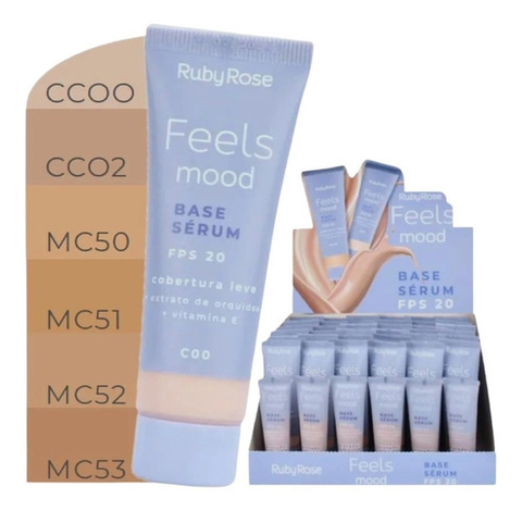 (HB900x48) Set de 48 bases sérum GRUPO 2 Feels mood - RUBY ROSE