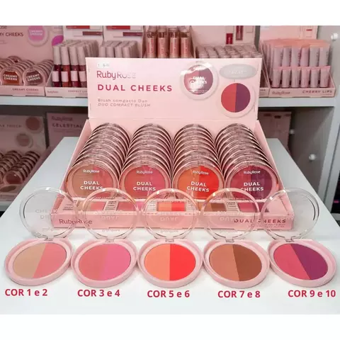(HBM03x36u) Set de 36 Rubores DUAL CHEEKS - RUBY ROSE - comprar online