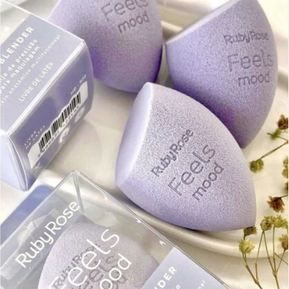 (HBS02x6) - SET DE 6 ESPONJAS DE MAQUILLAJE ANGLE BLENDER FEELS de Ruby Rose