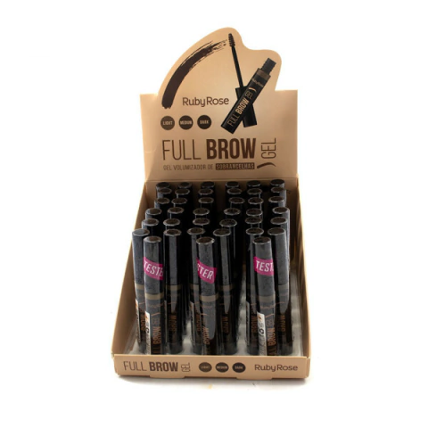 (HB8421x12) - Set de 12 u. de Full Brow Gel Voluminizador de cejas - RUBY ROSE
