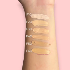 (HBM301-5) Base liquida SOFT BLEND tono F50 - RUBY ROSE - Mibú Makeup