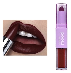 (HB8614-CM18) Labial DÚO MOOD tono CM18 - RUBY ROSE