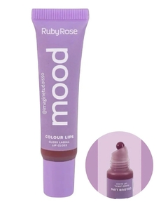 (HB7201-5) - Gloss labial Colour lips MOOD Tono Modern - RUBY ROSE - comprar online