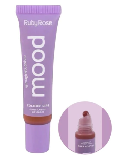 (HB7201-4) - Gloss labial Colour lips MOOD Tono Timeless - RUBY ROSE - comprar online
