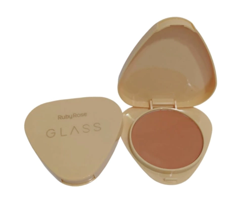 (HB6120-1) Rubor compacto Linea Glass TONO 1 - RUBY ROSE