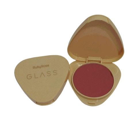 (HB6120-5) Rubor compacto Linea Glass TONO 5 - RUBY ROSE