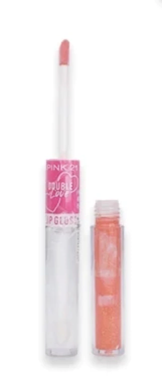 (CS4031-3) Gloss duo DOUBLE LOVE efecto glitter TONO 3 - Pink 21