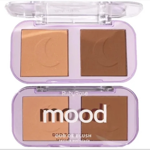 (HB576-5) Duo de rubores Mood TONO MB09 y MB10- RUBY ROSE
