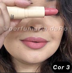 (HB548-BG03) Labial en barra Velvety Linea Glass TONO BG03- RUBY ROSE