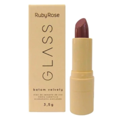(HB548-BG02) Labial en barra Velvety Linea Glass TONO BG02- RUBY ROSE - comprar online